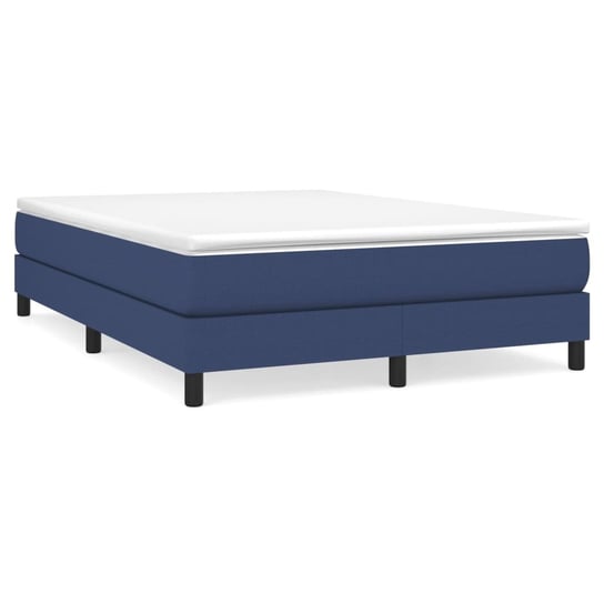 Łóżko kontynentalne 203x140x25cm, niebieskie Inna marka