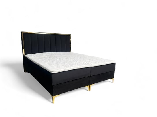 Łóżko kontynentalne LUX1 180cm - z materacem - materiał zwykły Meble Tegre