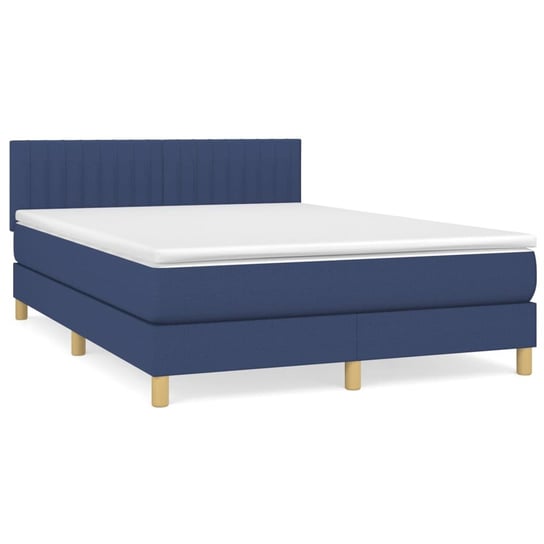Łóżko kontynentalne niebieskie 193x144x78/88 cm + Inna marka