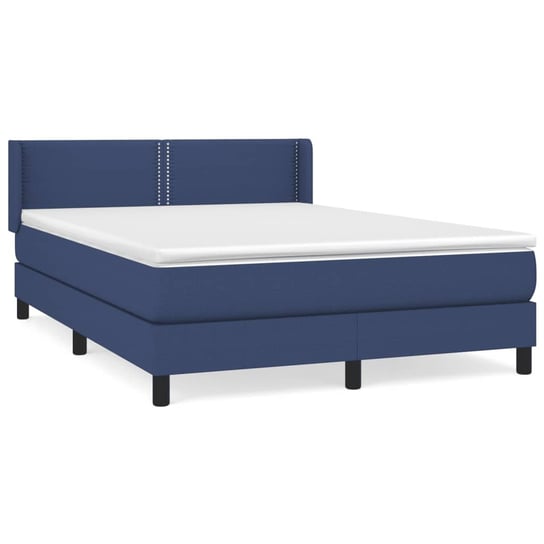 Łóżko kontynentalne niebieskie 193x147x78/88 cm + Inna marka