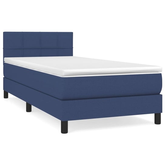 Łóżko kontynentalne niebieskie 203x100x78/88 cm + Inna marka