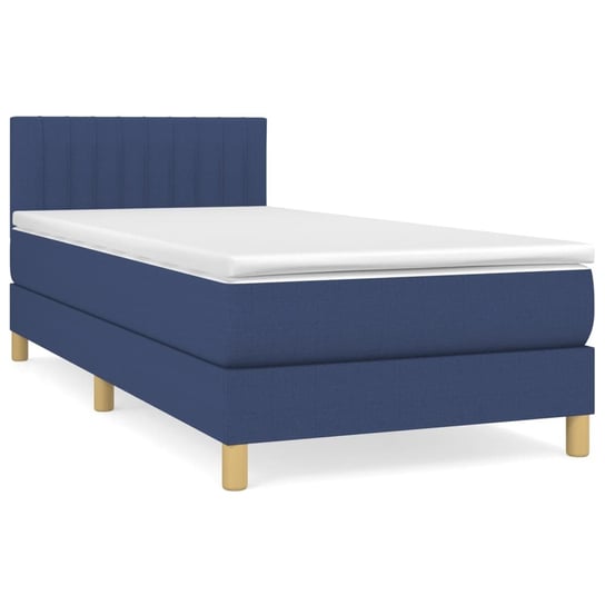 Łóżko kontynentalne niebieskie 203x80x78/88 cm + m Inna marka