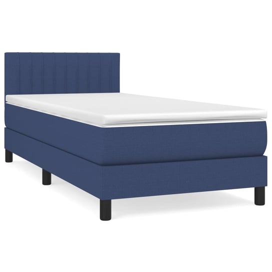 Łóżko kontynentalne niebieskie 203x80x78/88 cm + m Inna marka