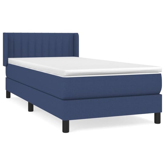 Łóżko kontynentalne niebieskie, 203x83x78/88 cm, m Inna marka