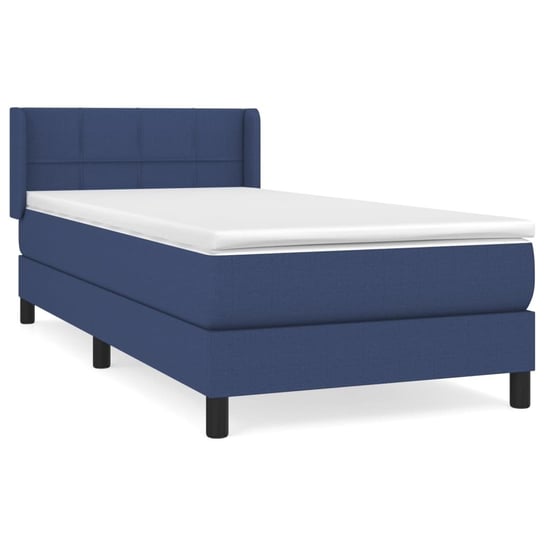 Łóżko kontynentalne niebieskie 203x83x78/88cm + ma Inna marka