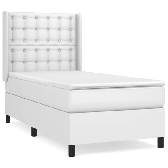 Łóżko kontynentalne White Luxe 193x93x118/128 cm / AAALOE Zakito Home