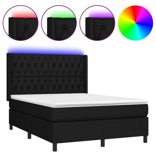 Łóżko kontynentalne z materacem LED Inna marka