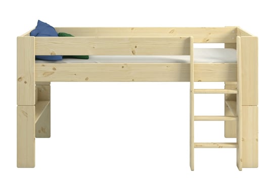 Łóżko piętrowe *sosna naturalna, Steens for Kids, 206x113,1x114 cm Konsimo