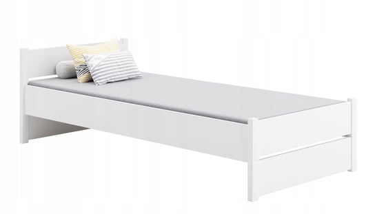 Łóżko pojedyncze Kobi MARCEL 160x80 biały materac Kobi