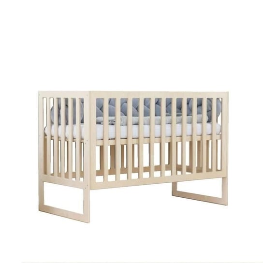 Łóżko rozkładane - GENERIC - PLUCIA - Naturalne drewno - 60 x 120 cm - Regulacja wysokości Inna marka
