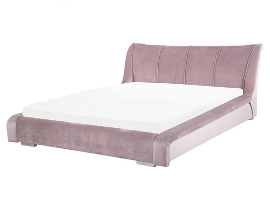 Łóżko różowe, wodne, 188x237 Beliani