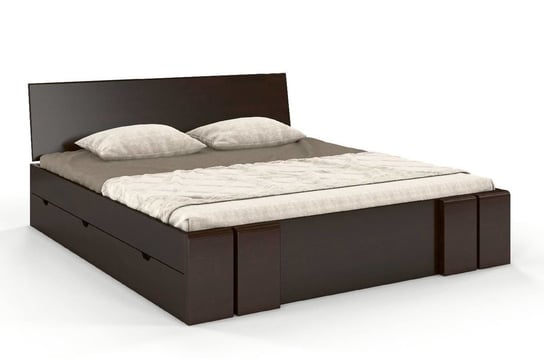 Łóżko sosnowe Vestre Maxi &z 4 szufladami 120x220 SKANDICA