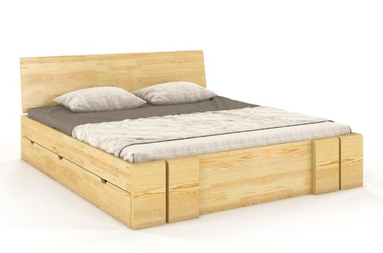 Łóżko sosnowe Vestre Maxi & z 4 szufladami 200x220 SKANDICA
