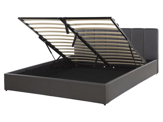 Łóżko szare, Beliani DREUX, 160x200 cm Beliani