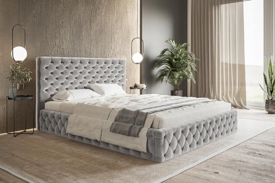 Łóżko tapicerowane do sypialni podwójne WERSAL SLIM 120x200 Home Design