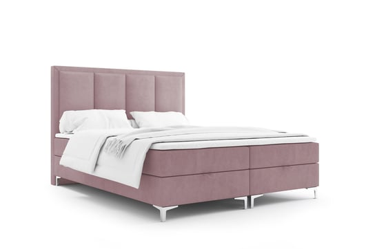 Łóżko Tapicerowane Kontynentalne Milo 160X200 Różowe Velar Meble