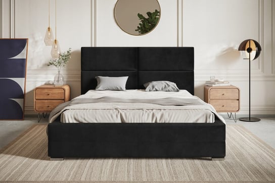 Łóżko tapicerowane z pojemnikiem i stelażem  ALICANTE 120x200 Home Design