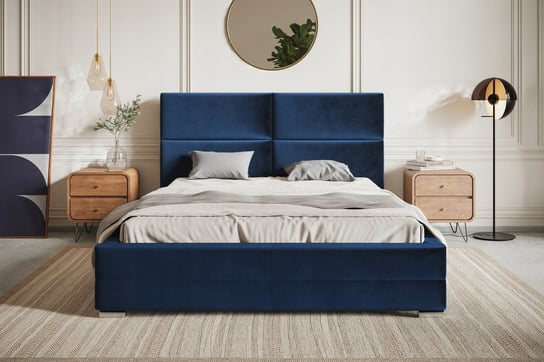 Łóżko tapicerowane z pojemnikiem i stelażem  ALICANTE 180x200 Home Design