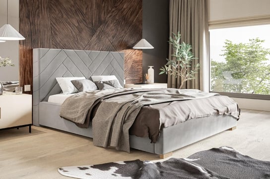 Łóżko tapicerowane ze stelażem i pojemnikiem OSLO PREMIUM 120x200 Home Design