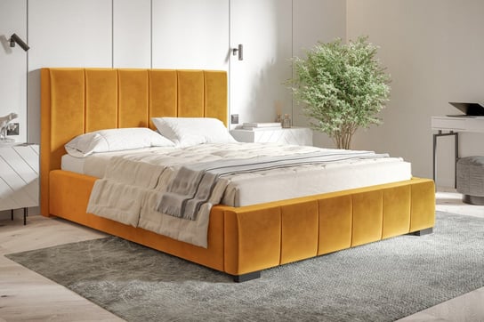 Łóżko tapicerowane ze stelażem i pojemnikiem SEWILLA 120x200 Home Design