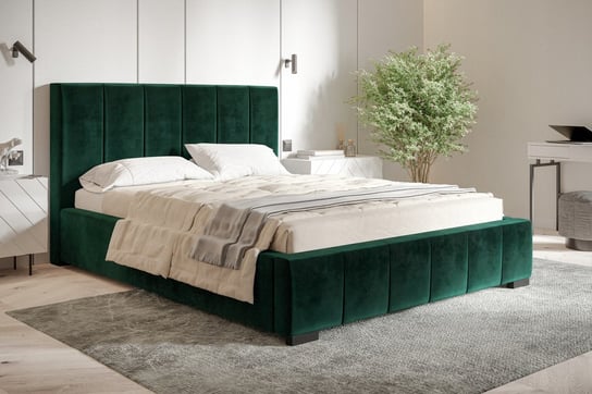 Łóżko tapicerowane ze stelażem i pojemnikiem SEWILLA 140x200 Home Design