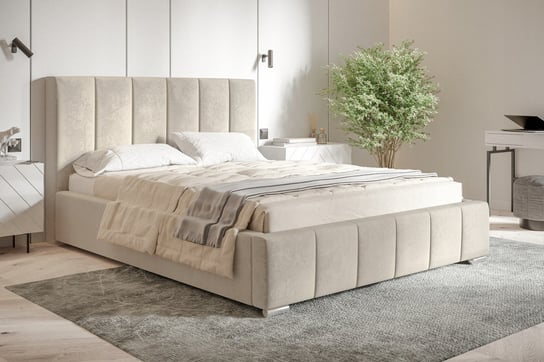 Łóżko tapicerowane ze stelażem i pojemnikiem SEWILLA 160x200 Home Design