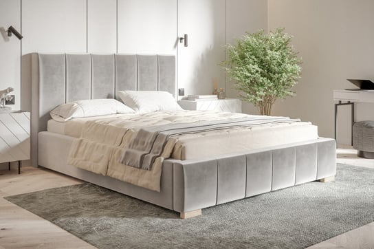 Łóżko tapicerowane ze stelażem i pojemnikiem SEWILLA 180x200 Home Design