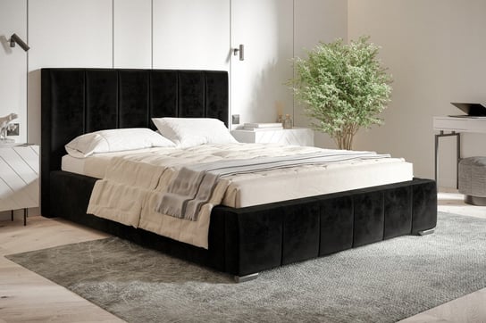 Łóżko tapicerowane ze stelażem i pojemnikiem SEWILLA 200x200 Home Design