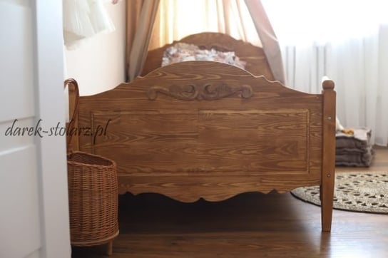 Łóżko vintage II -80/160 drewno darek.stolarz
