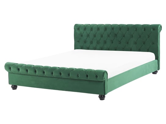 Łóżko zielone, Beliani Avallon, 160x200 cm Beliani