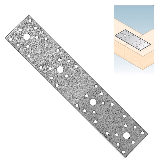 Lp4 Łącznik Płaski Płytka Ciesielski 280X55X2,5Mm DOMAX