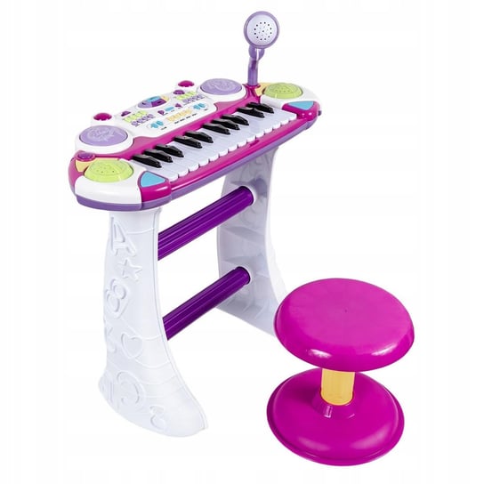 LT, instrument muzyczny Keyboard organy, różowe LT