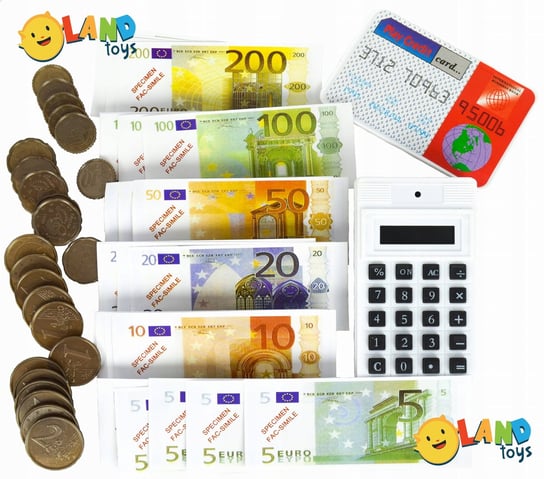 Lt129 Banknoty I Monety Euro Pieniądze Zabawkowe LandToys