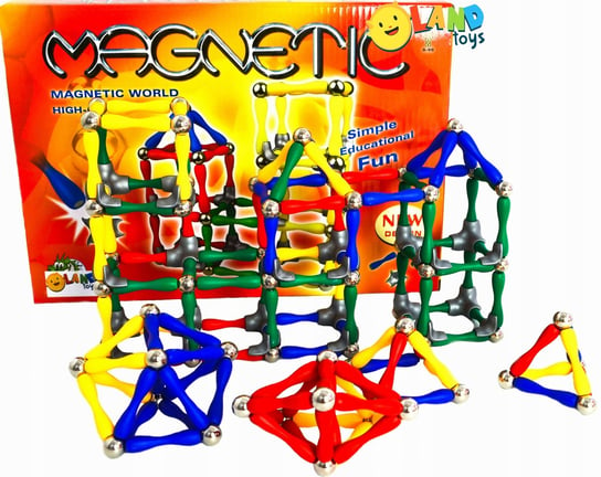 Lt188 Magiczne Klocki Do Układania Magnetyczne LandToys