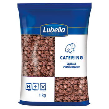 Lubella Catering Zbożowe muszelki o smaku czekoladowym 1 kg Lubella