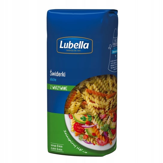 Lubella Makaron świderki z warzywami eliche 400 g Lubella
