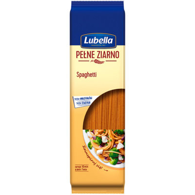Lubella, Pełne Ziarno, Makaron spaghetti, 400 g Lubella