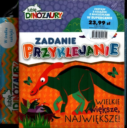 Lubię Dinozaury Zestaw Książek Media Service Zawada Sp. z o.o.