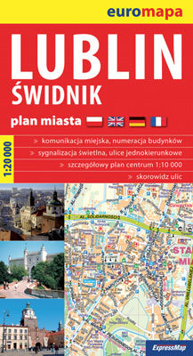 Lublin i Świdnik. Plan miasta 1:20 000 Expressmap Polska Sp. z o.o.