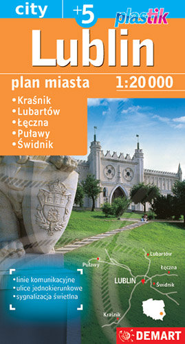 Lublin. Plan miasta 1:20 000 Opracowanie zbiorowe