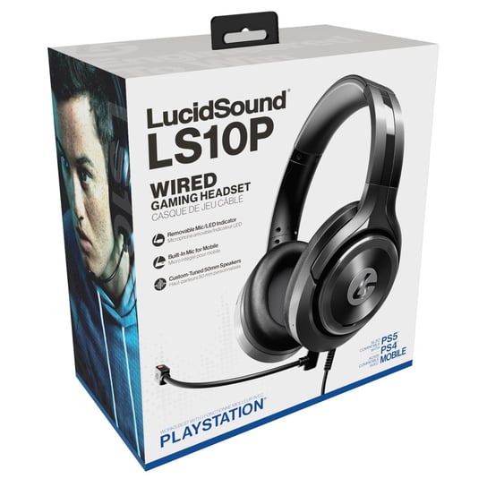 LucidSound LS10P PS5/PS4 Słuchawki przewodowe - czarne NEW PowerA