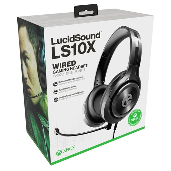 LucidSound LS10X XS/XO Słuchawki przewodowe - czarne NEW PowerA