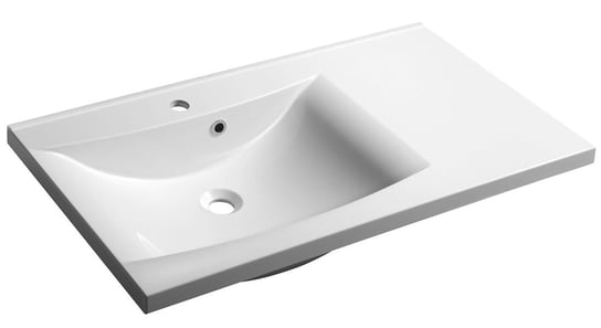 LUCIOLA umywalka kompozytowa 90x48cm, biała, lewa Inna marka