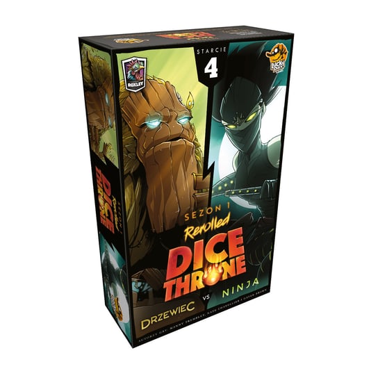 Lucky Duck Games, Gra karciano-kościana Dice Throne – Starcie 4: Drzewiec vs Ninja Lucky Duck Games