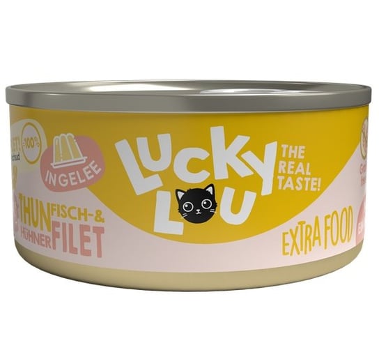 Lucky Lou Extrafood Tuńczyk & Kurczak w galaretce puszka 70g Lucky