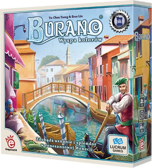 Lucrum Games, gra planszowa Burano Wyspa kolorów Lucrum Games