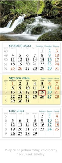 Lucrum, Kalendarz ścienny trójdzielny 2024 Potok Lucrum