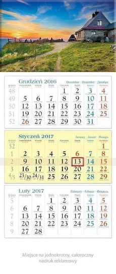 Lucrum, kalendarz trójdzielny 2017 Lucrum
