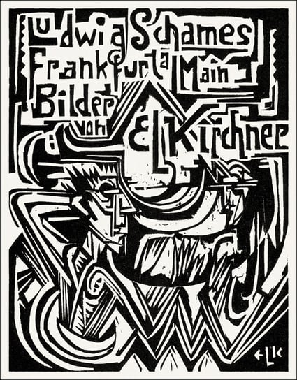 Ludwig Schames, Frankfurt am Main, Ernst Ludwig Kirchner - plakat 20x30 cm Galeria Plakatu