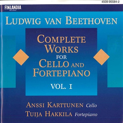Beethoven : Sonata for Cello and Fortepiano Op.64 [String Trio Op.3] : II Andante Anssi Karttunen and Tuija Hakkila